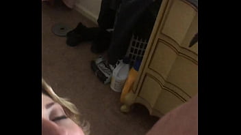 Hot milf sucks hubbys hard cock