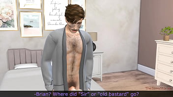 Stepfather pleasures his stepdaughter when stepmother isn't home