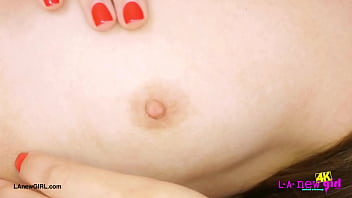 Adorable teen beauty naked close up