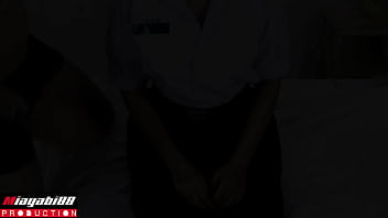 Play with boobs thai asian student 18 before fucking her while wearing socks and school shoes