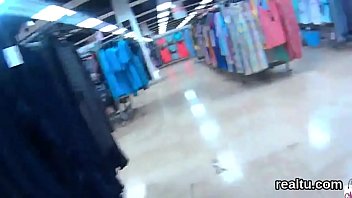 Luscious czech kitten gets teased in the supermarket and pounded in pov