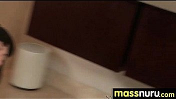 Slippery nuru massage for lucky dude 1