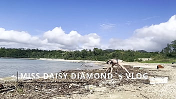 Sfw cleaning natural beach at pacific ocean