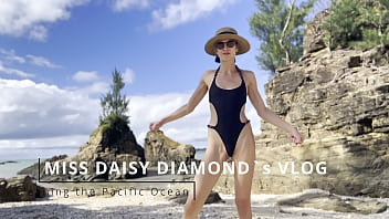 Sfw cleaning natural beach at pacific ocean