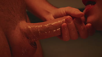 Big ass babe in red dessous gets throatfucked & pounded doggy