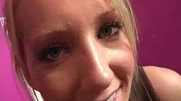 Blonde gets double creampie