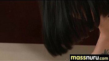 Naughty chick gives an amazing japanese massage 5
