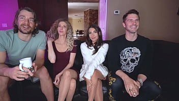 Wild foursome on live cam with jack & jill and tru kait