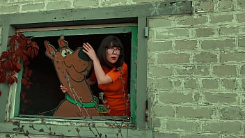 Velma went to solve the mystery with scooby doo