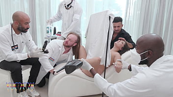 Pregnant Lollynha Goes For Her Routine Check Up To Yummy's Doctors Five Of Them Check Her Tight Holes And Fuck Her In An Intense Dap Dp With Creampie Ending thumbnail