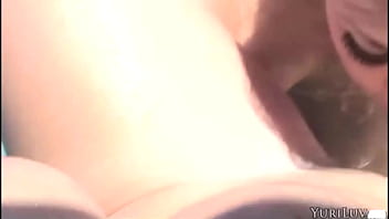 Yuri luv & kelly devine are having a slutty wet party beside the pool