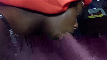 Darkchocolatebarbie sucked my dick through my reese's shorts in 4k