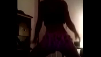 Sexy mixed teen shakes her ass