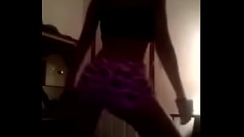 Sexy mixed teen shakes her ass