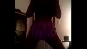 Sexy mixed teen shakes her ass