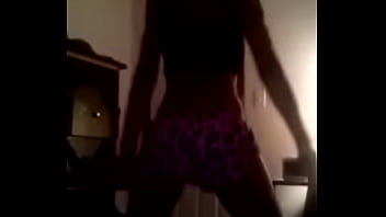 Sexy mixed teen shakes her ass