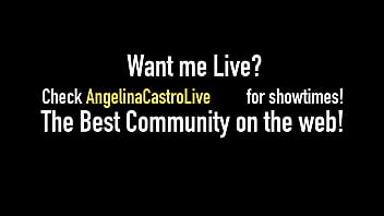 Angelina castro shakes that phat booty before dildo fucking scene