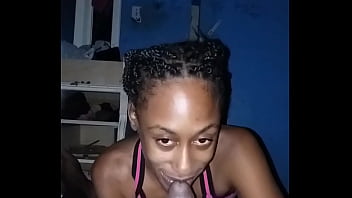 Jazzy loves to suck on me