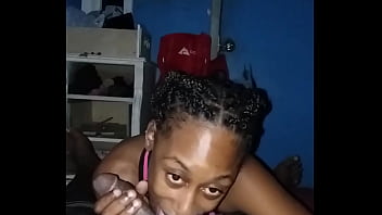 Jazzy loves to suck on me