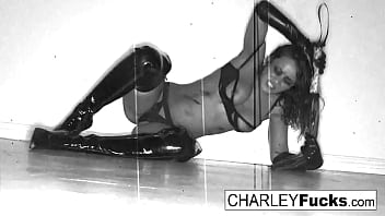 Busty babe gets wild