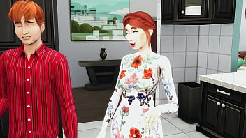 Free mature woman catches her stepson masturbating in his room and offers to help him by having sex with him