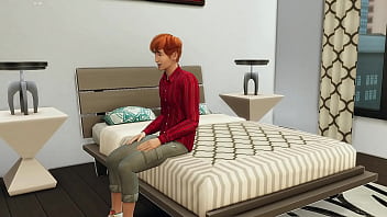 Free mature woman catches her stepson masturbating in his room and offers to help him by having sex with him