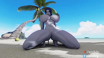 Widow's beach boob grow