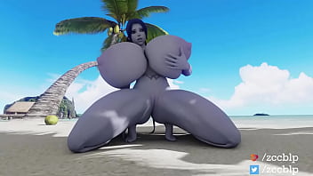 Widow's beach boob grow