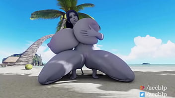 Widow's beach boob grow Widow's beach boob grow