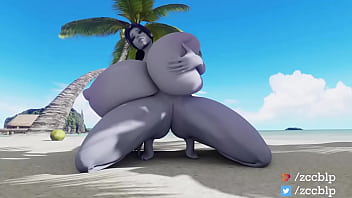 Widow's beach boob grow