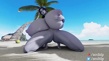 Widow's beach boob grow