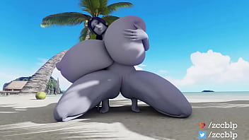 Widow's beach boob grow