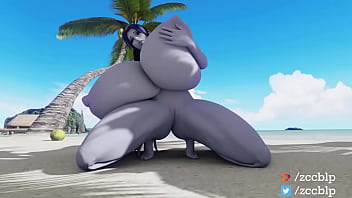 Widow's beach boob grow