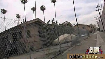 Hot ebony gangbang fun interracial 3