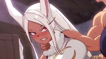 Mha mirko’s special training hentai video