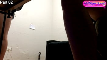 Hidden camera computer technician records his client dancing while repairing the computer part 02 sol megan fire