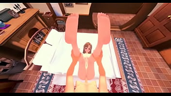 Parte dos de paja de pies de asuna