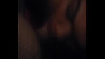 Black girl sucking white cock