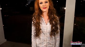 Inked redhead cutie cassie gives a deep rimjob and deepthroats a big cock