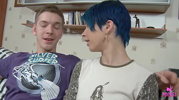 Aster v is a slim blue haired brunette she's so innocent looking and slutty watch this sexy brat riding his hard cock like a maniac then she drops to her knees to get facialized by milo p Aster v is a slim blue haired brunette she's so innocent looking and slutty watch this sexy brat riding his hard cock like a maniac then she drops to her knees to get facialized by milo p