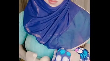 Hijab girl scraf bondage