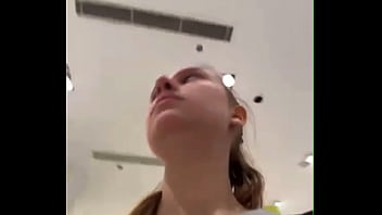 Big dick fucking tight pussy in changing room