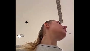 Big dick fucking tight pussy in changing room