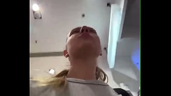 Big dick fucking tight pussy in changing room