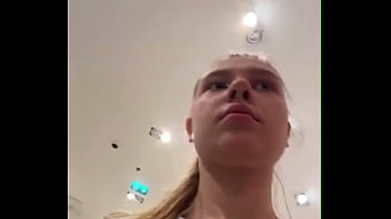 Big dick fucking tight pussy in changing room