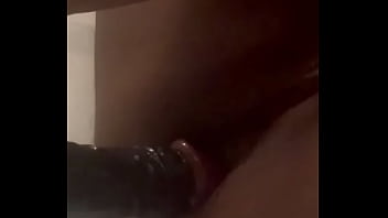 Freakybitch2000 butt play with a rubber dick