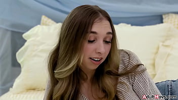 Teen Breezy Bri Humps Her Pillow For The First Time When Her Mums Bf Walks Inthat Gives Her A Great Ideathe Blonde Asks Him To Help Her Masturbate thumbnail
