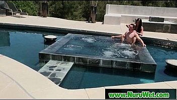 Horny client fuck sexy japanase babe while getting a nuru massage 08