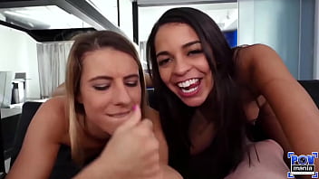 It's pov time vienna black & tara ashley's blowjob skills are wild