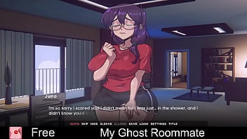 My Ghost Roommate Free Game Itchio Visual Novel 2d Adult Eroge Erotic Romance Supernatural Game thumbnail